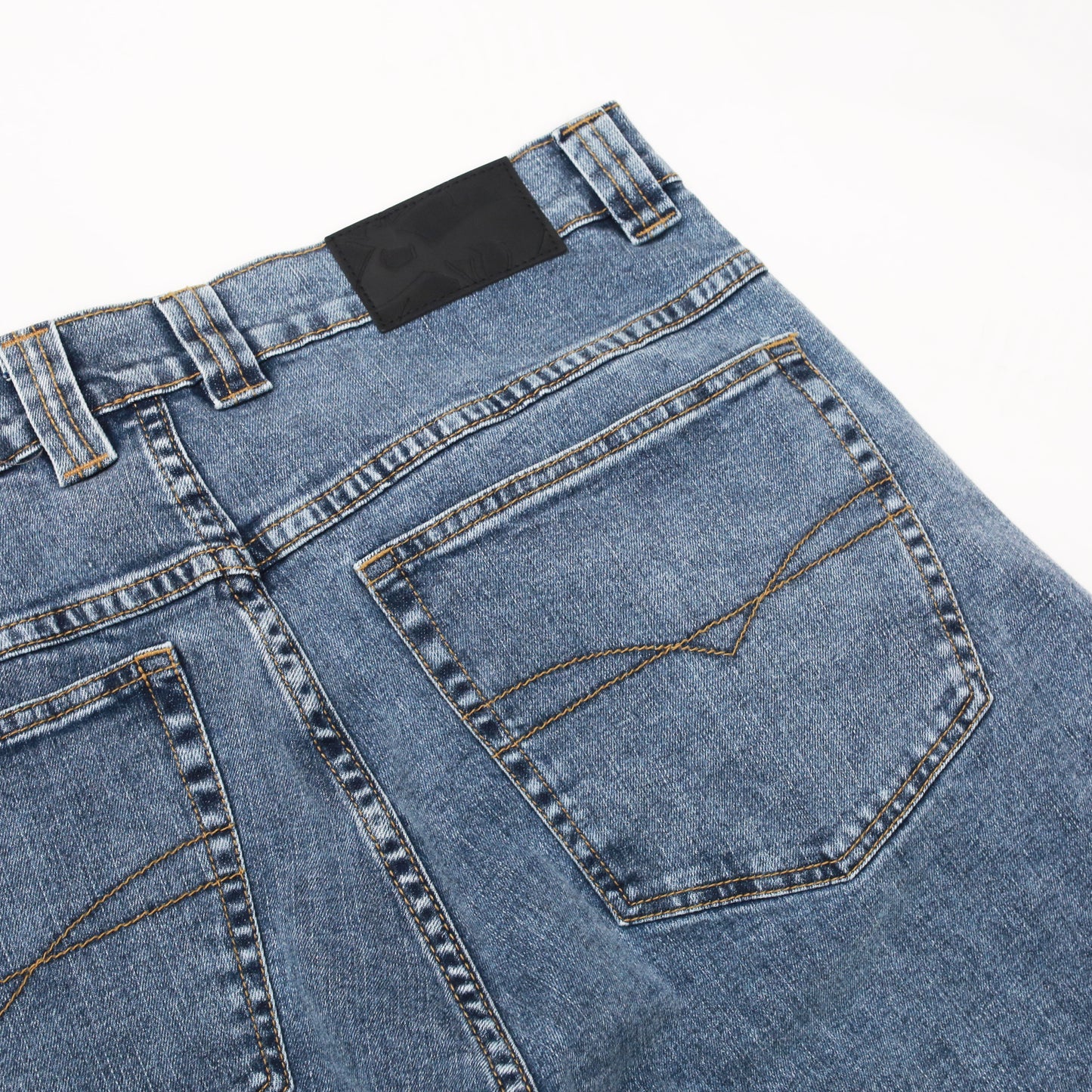 Ivory Slub Jeans (Light Denim)