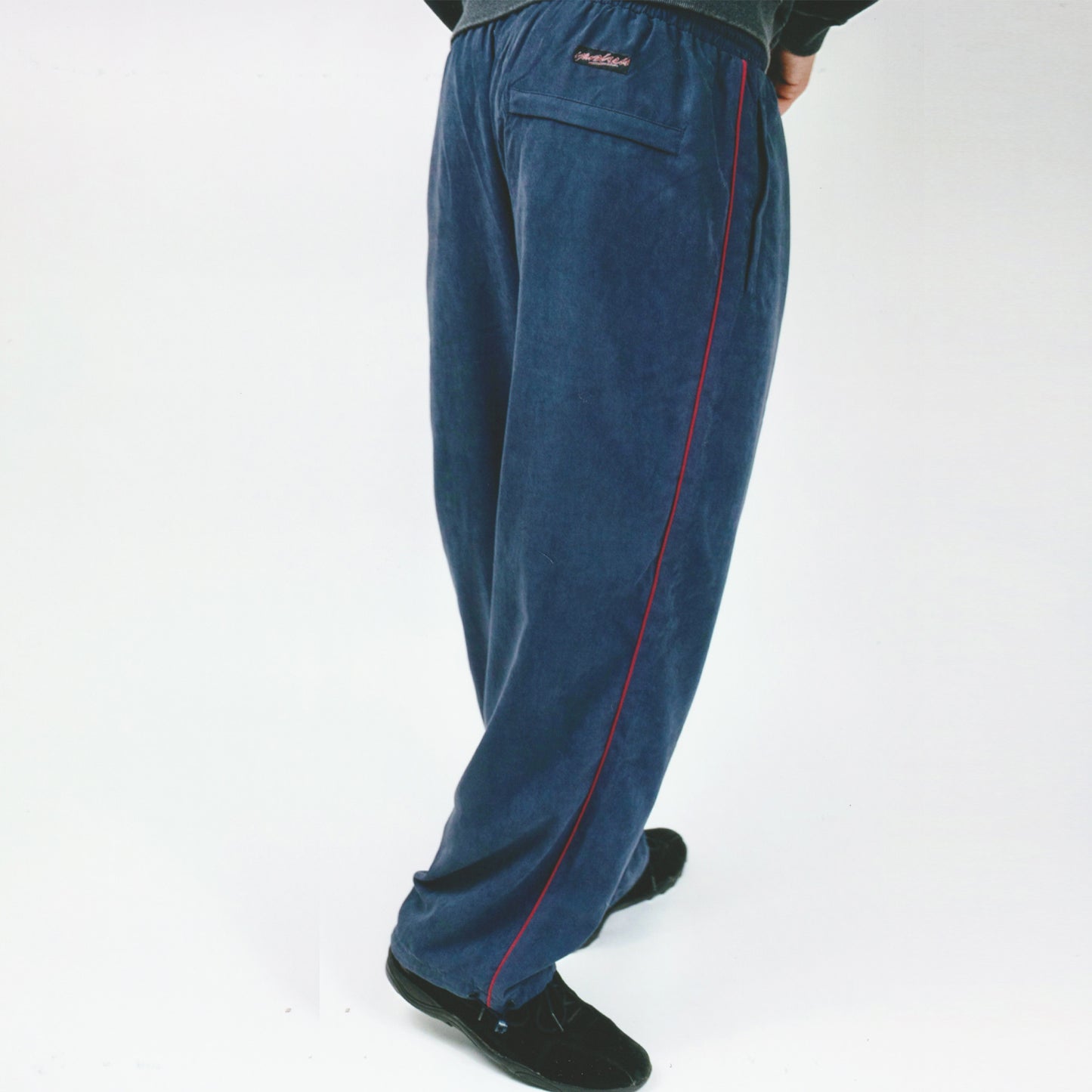 Luna Shell Track Bottoms (Navy/Red)