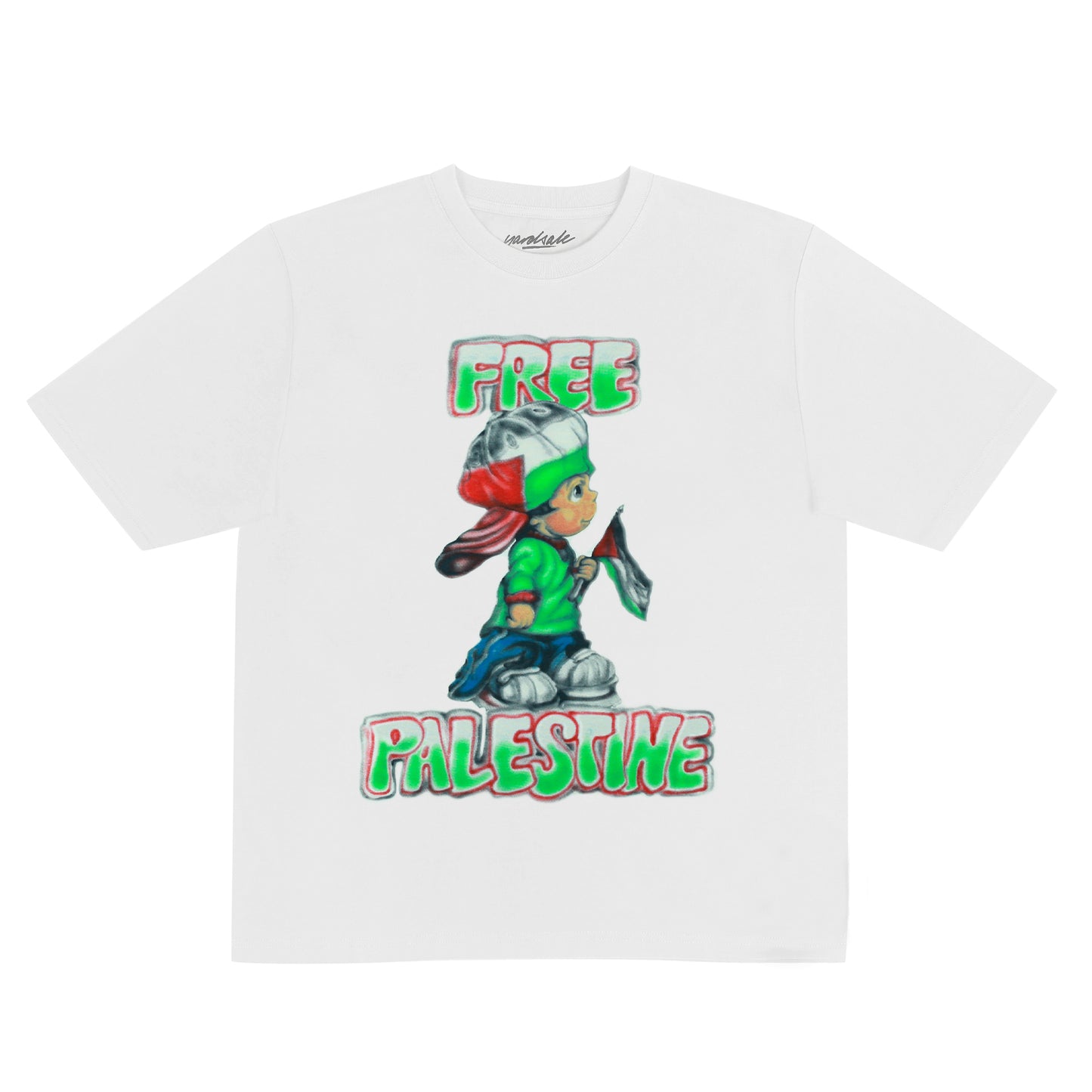 Free Palestine T-Shirt (White)