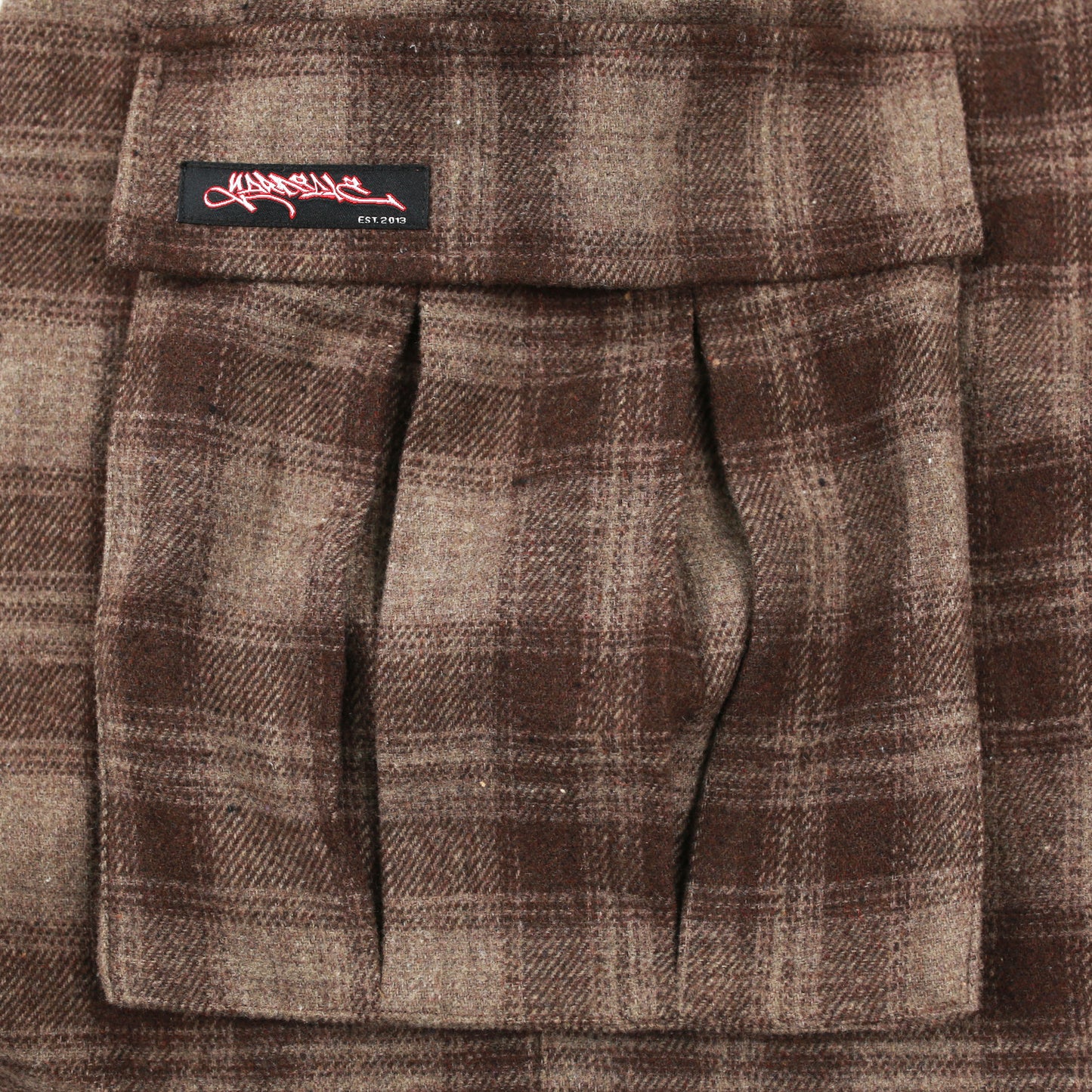 Shoreline Plaid Shorts (Brown)