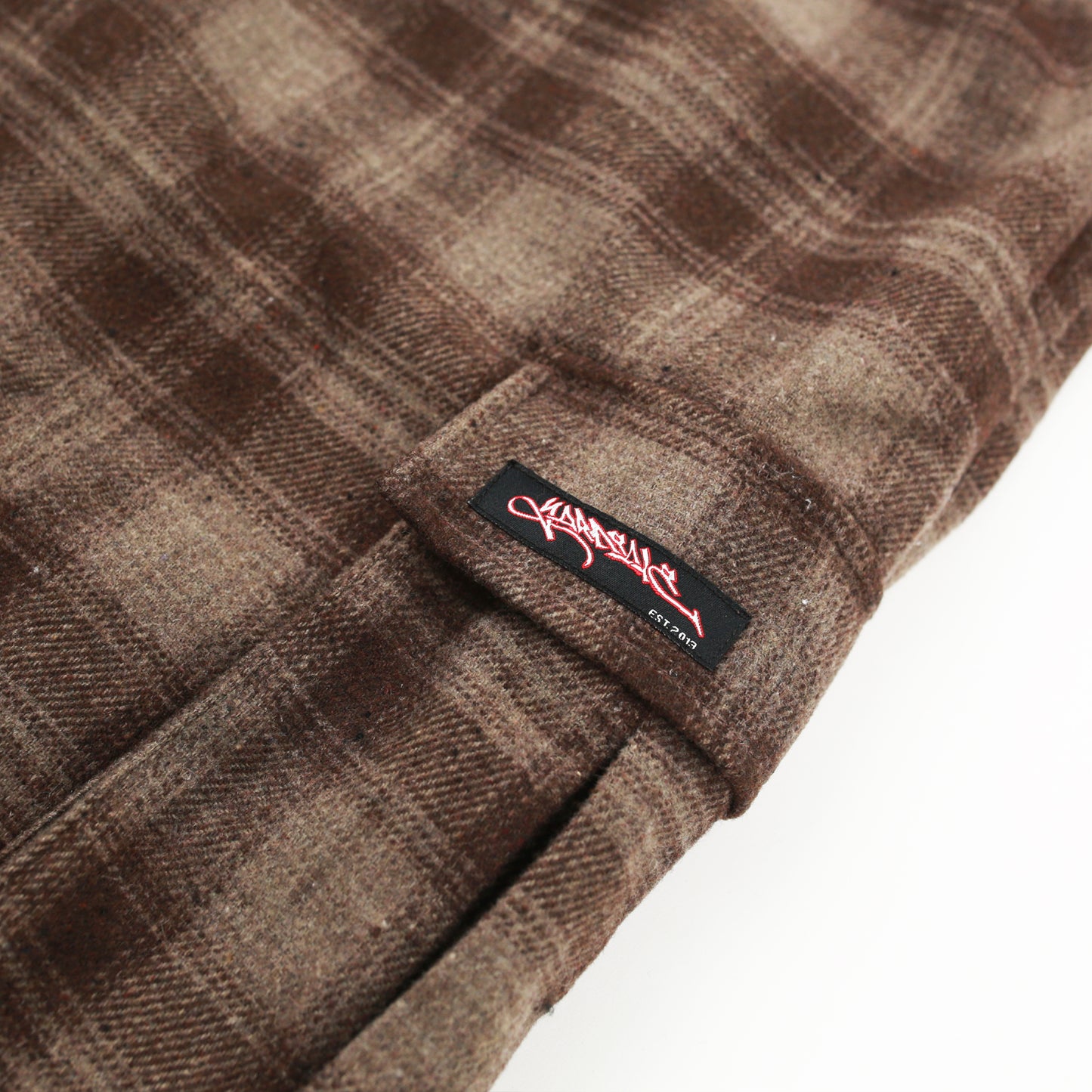 Shoreline Plaid Shorts (Brown)