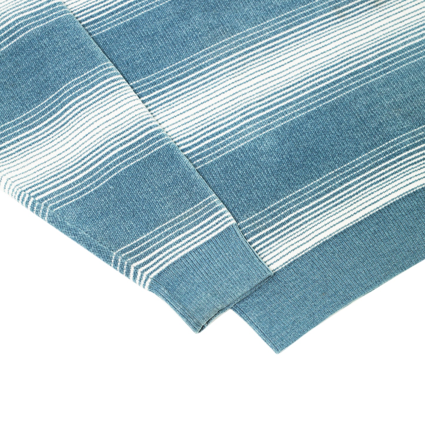 Ripple Chenille (White/Blue)