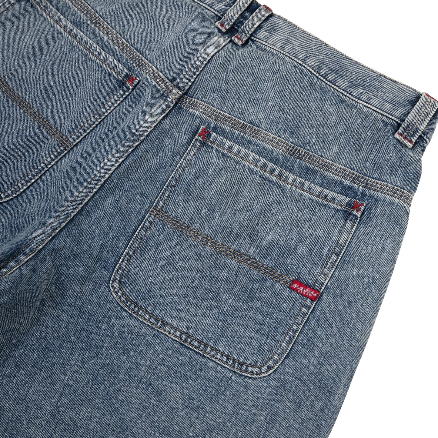 Slub Denim Shorts (Denim)