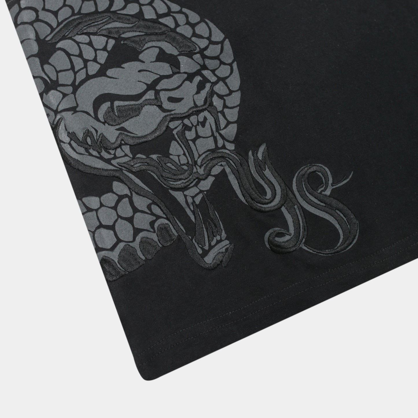 Snake EMB TShirt (Black)