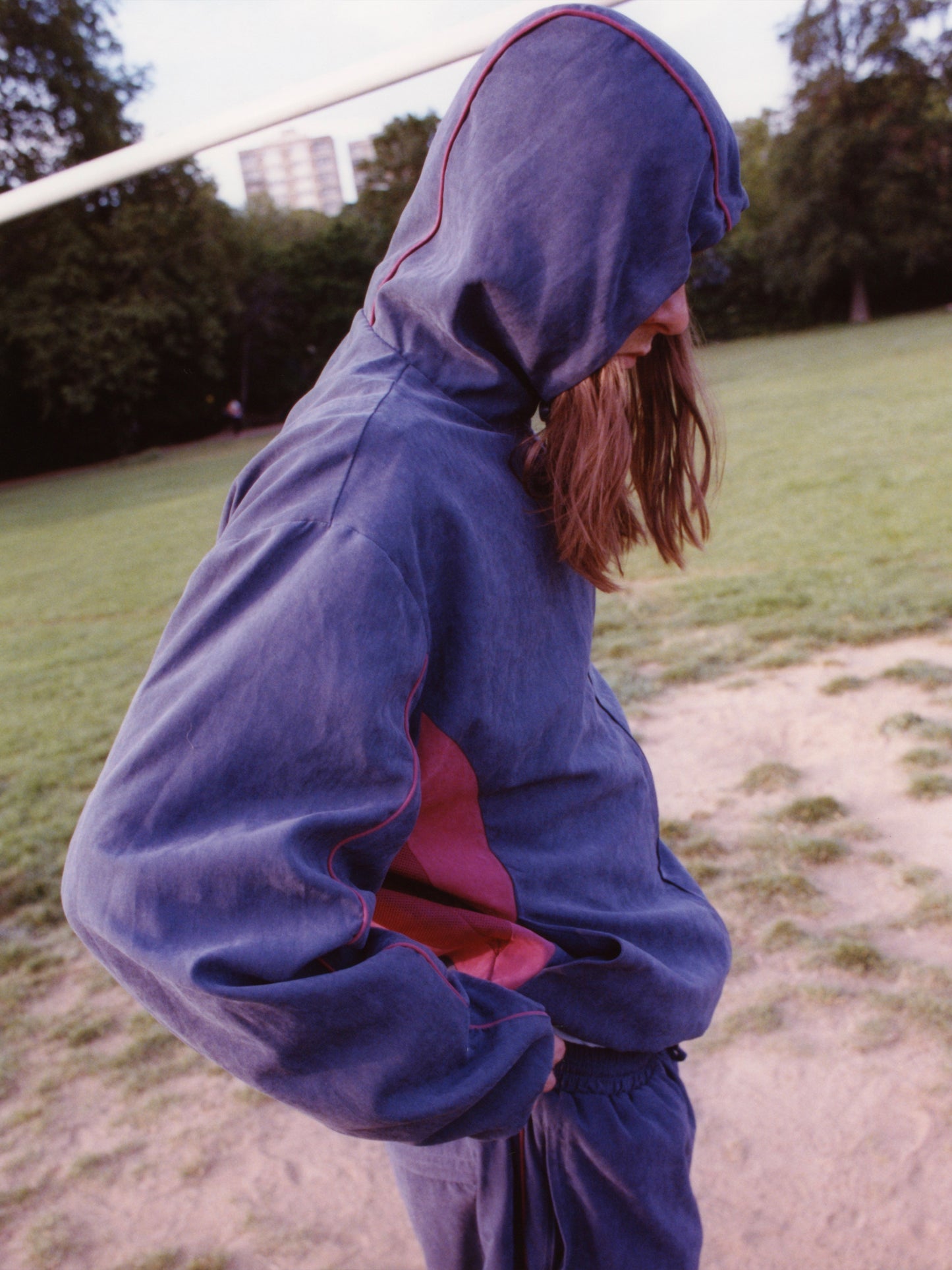 Luna Tracksuit (Navy/Red)