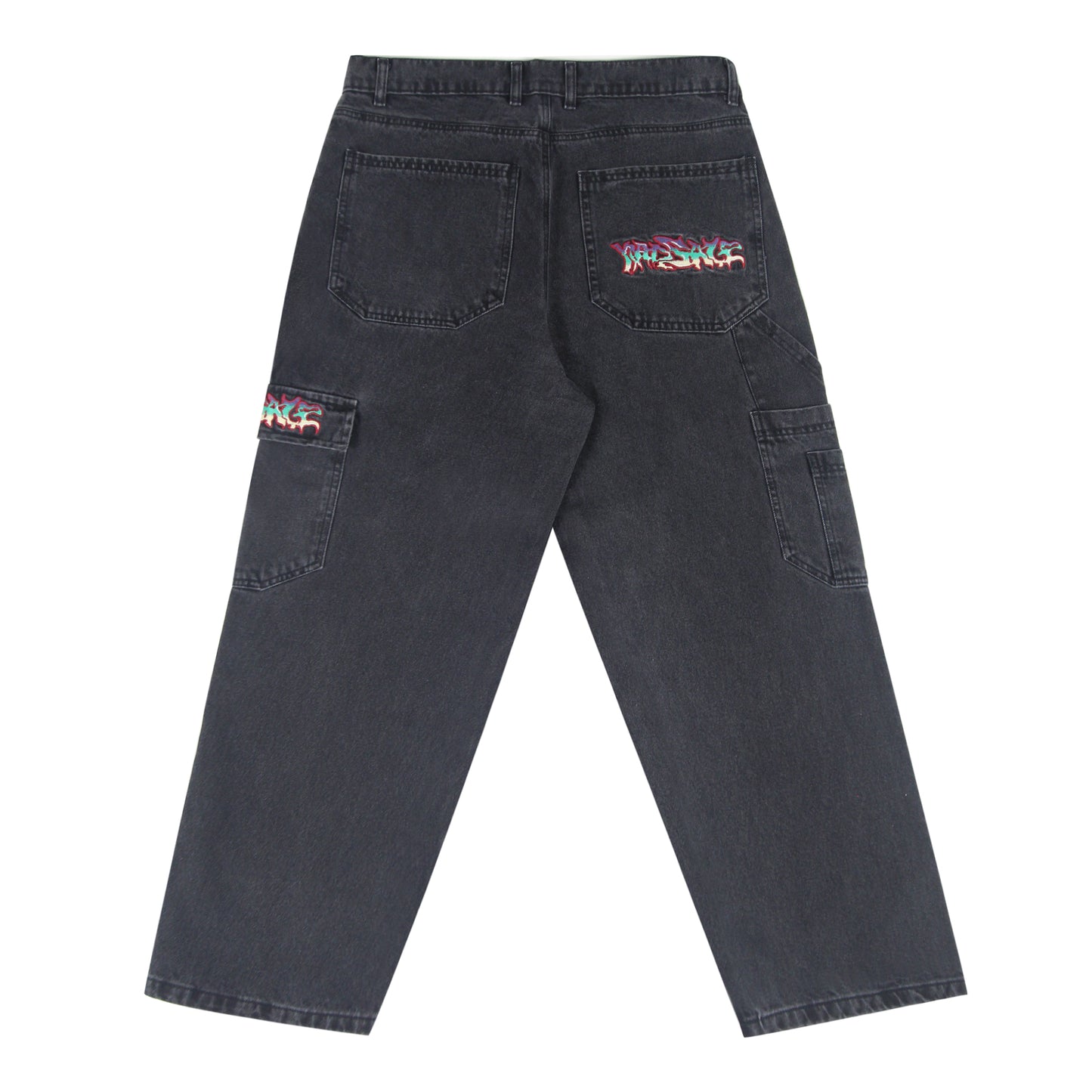 Dreamscape Denim Cargos (Black)