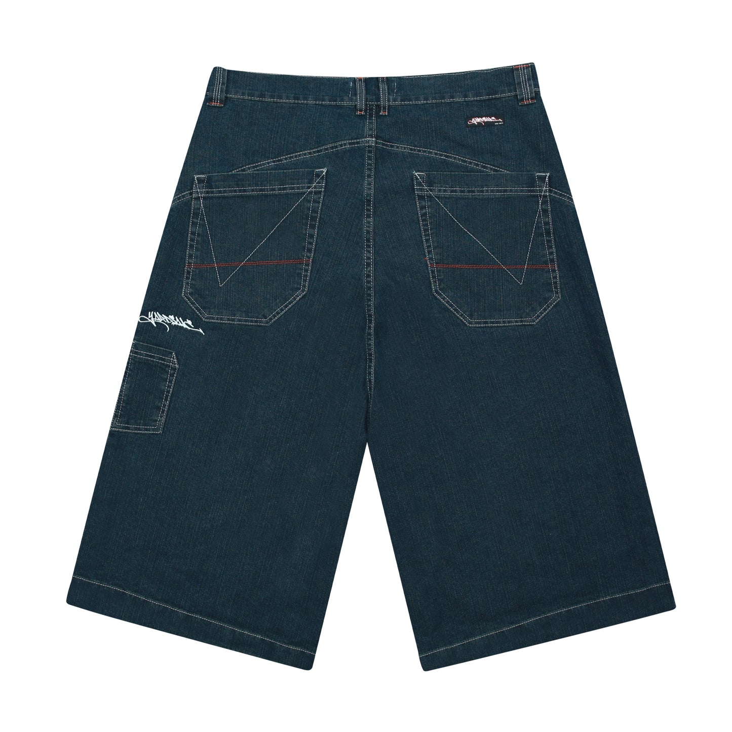 Slub Denim Shorts (Navy)