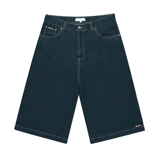 Slub Denim Shorts (Navy)