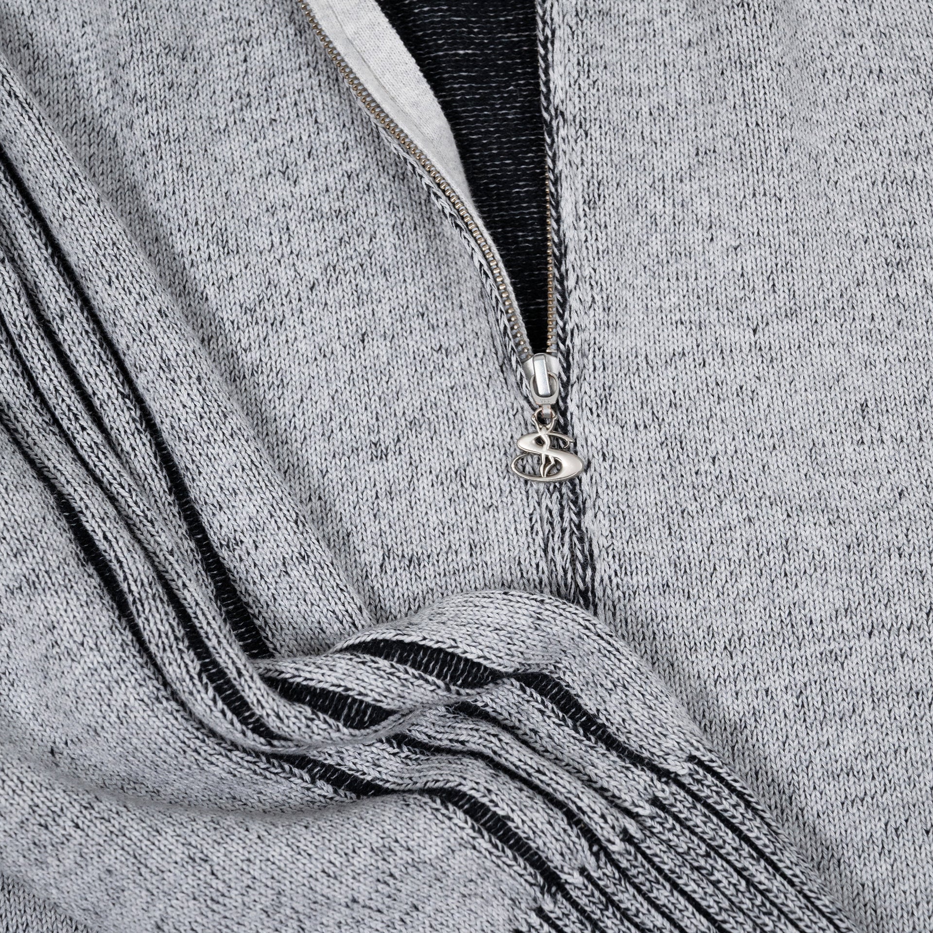 Heathered Phantasy Full-Zip (Stone/Black) – YARDSALE