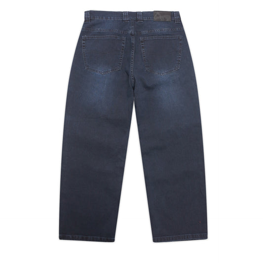 Ivory Slub Jeans (Dark Denim)