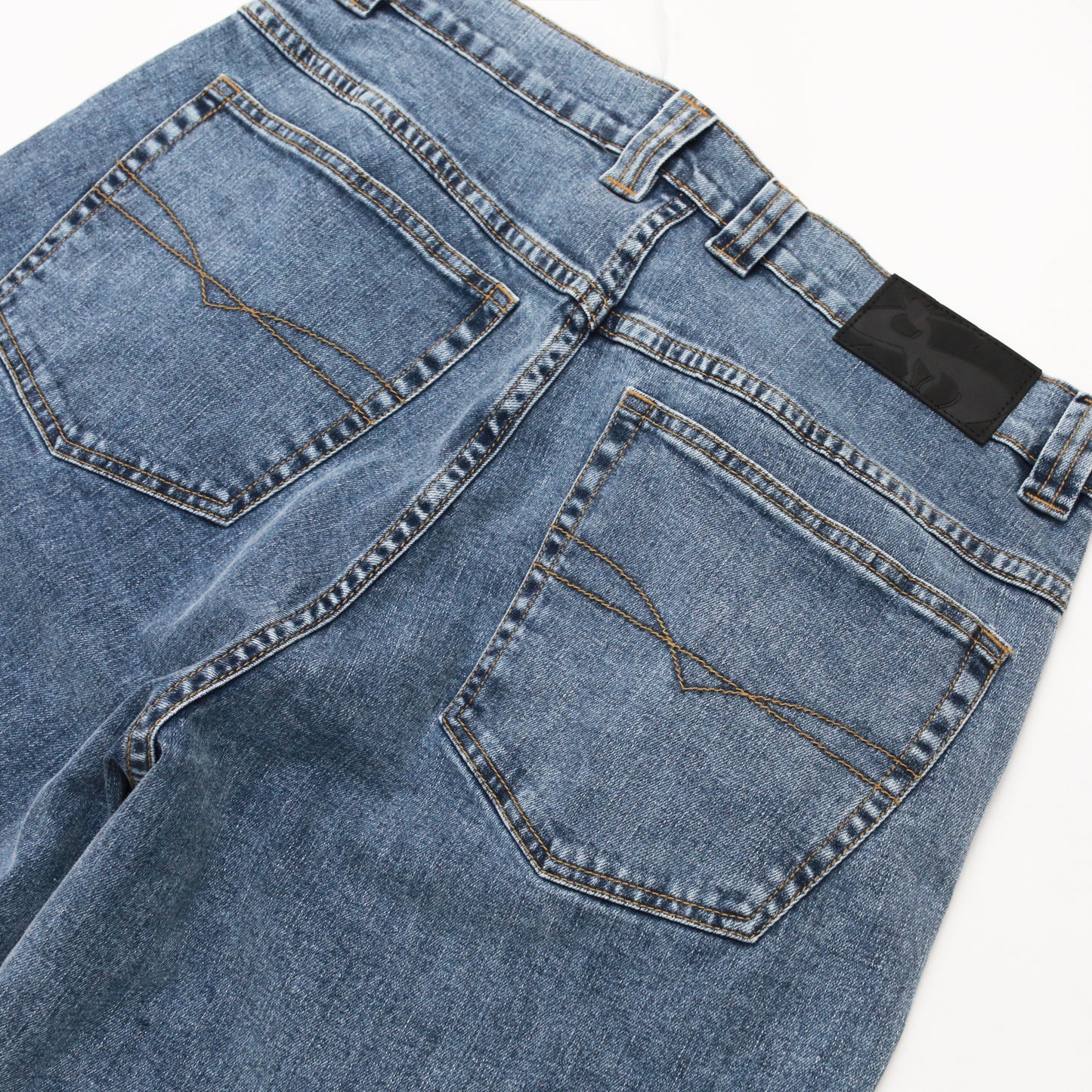 Ivory Slub Jeans (Light Denim)