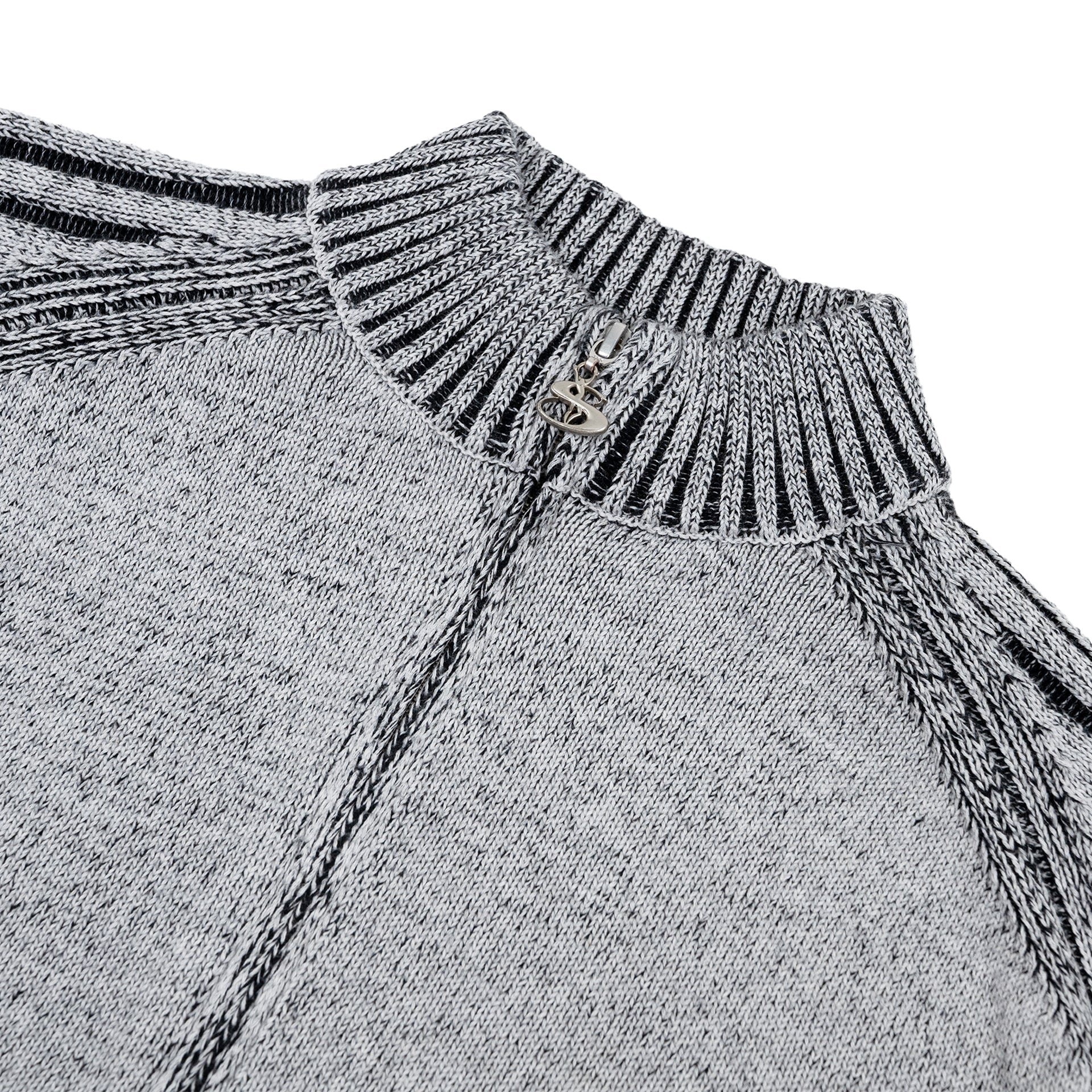 Heathered Phantasy Full-Zip (Stone/Black) – YARDSALE