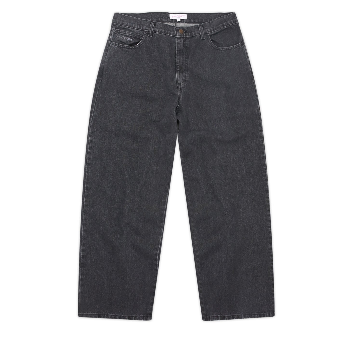 Slub Stain Phantasy Jeans (Black)