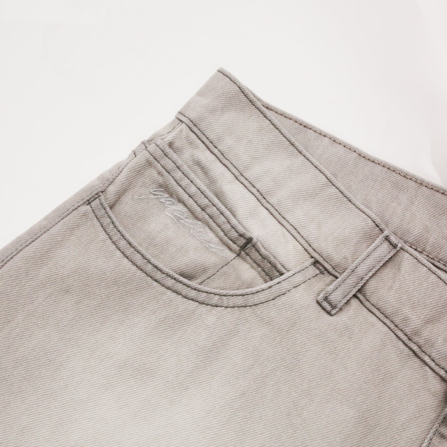 Slub Stain Phantasy Jeans (Silver)