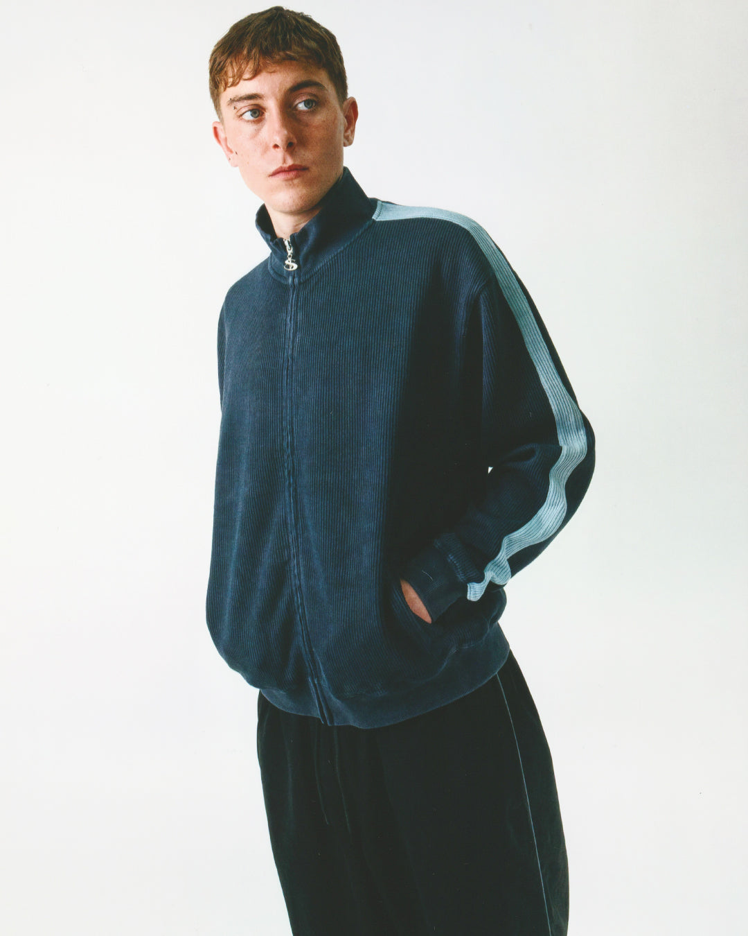 Woven Phantasy Full-Zip (Navy)