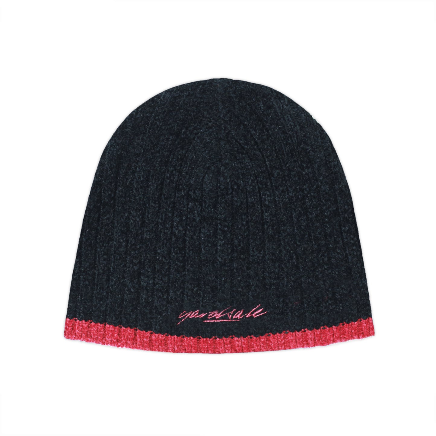 Chenille Beanie (Black)