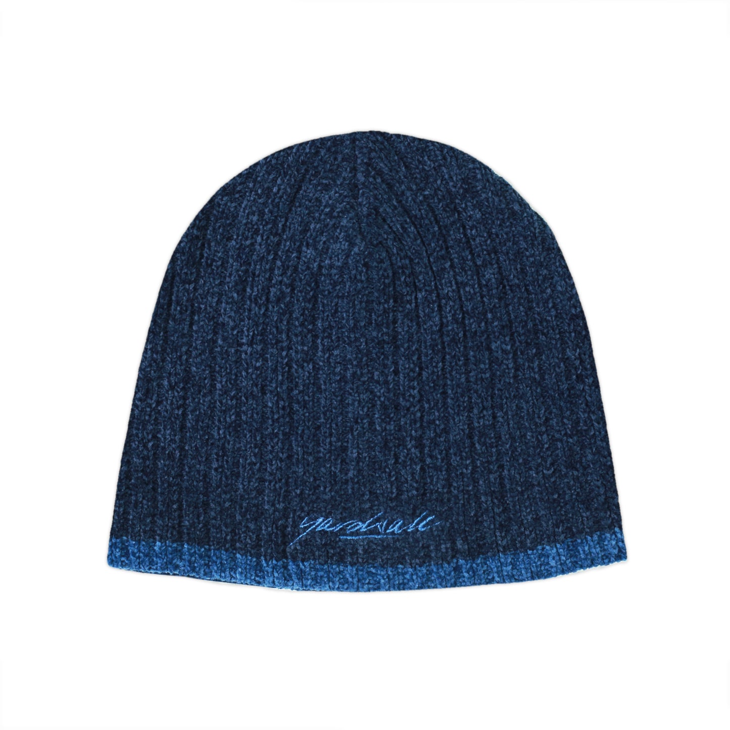 Chenille Beanie (Blue)