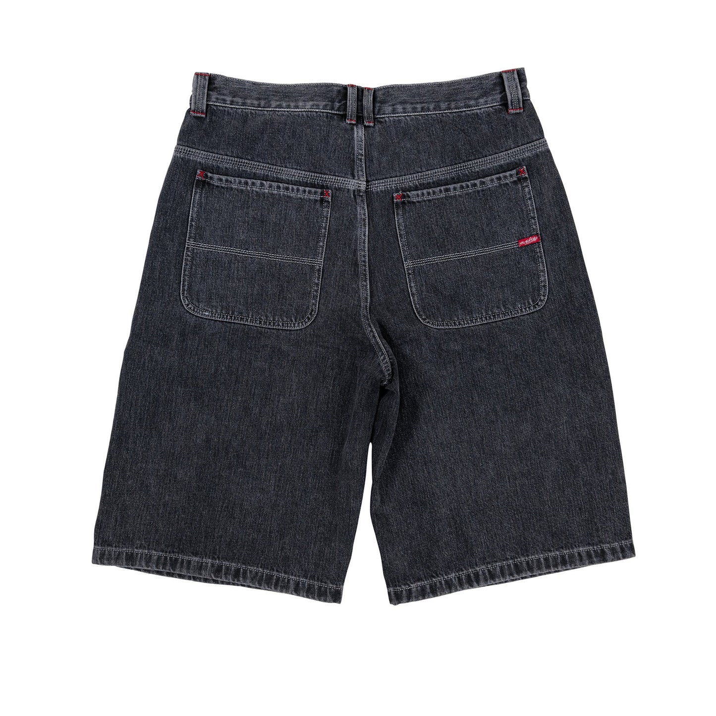 Slub Denim Shorts (Black)