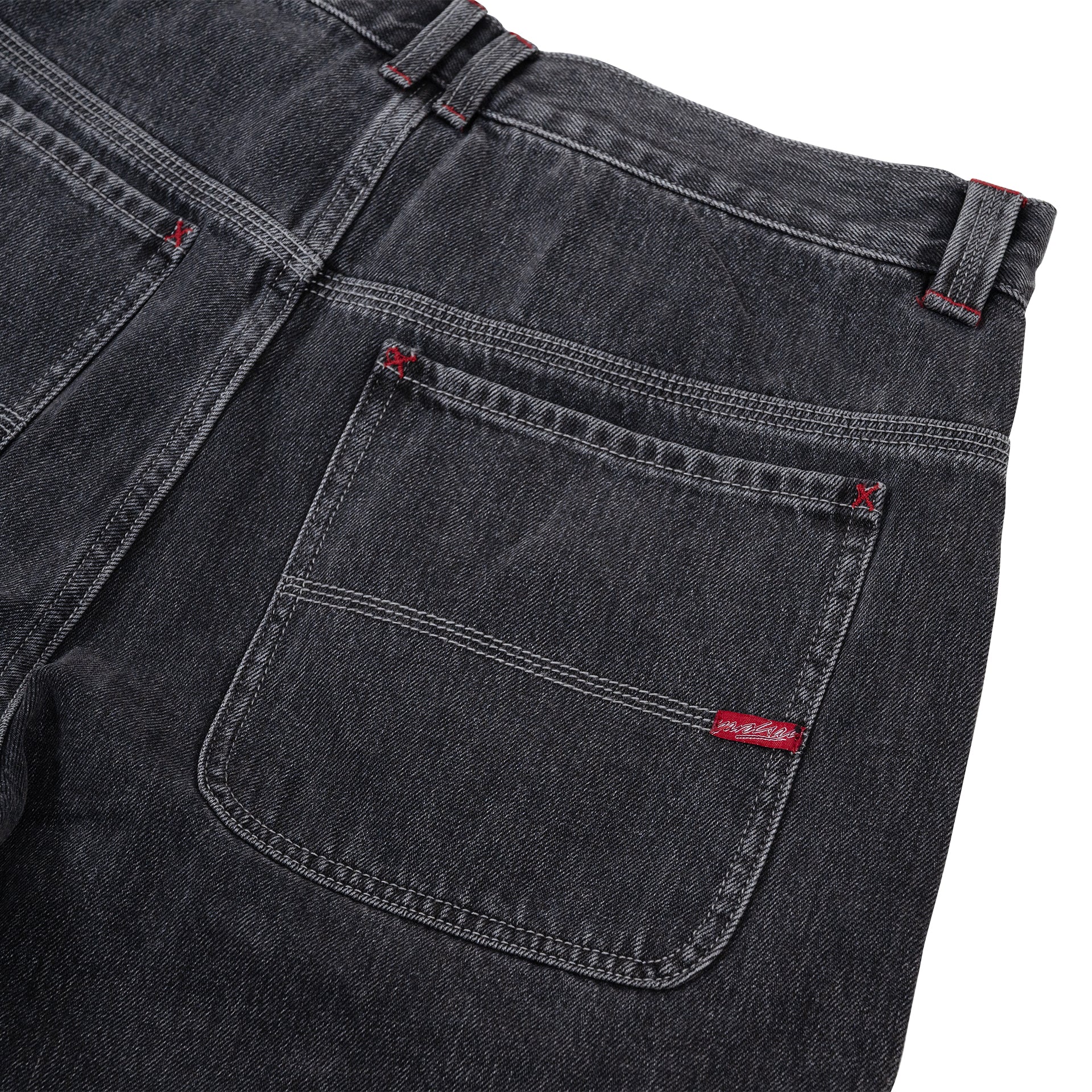 Slub Denim Shorts (Black) – YARDSALE