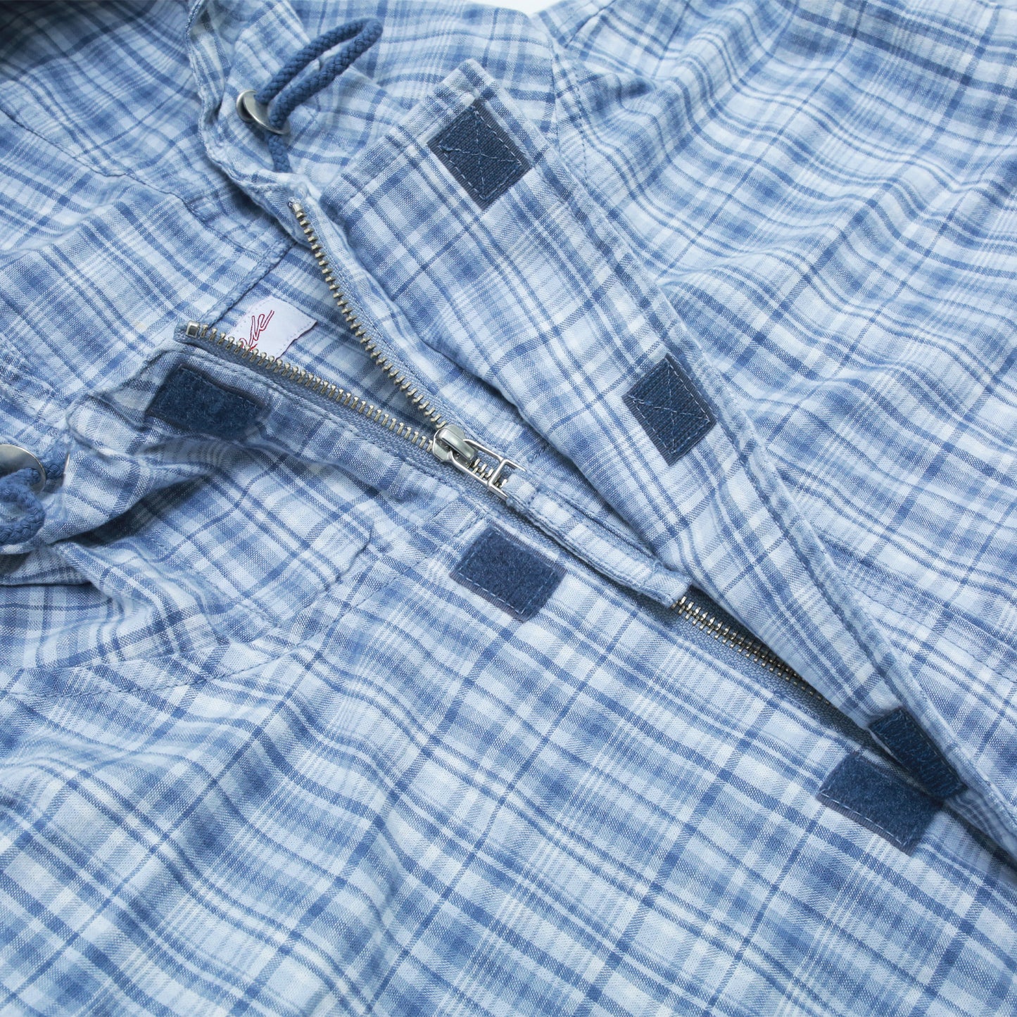 Plaid Pullover (Blue/White)