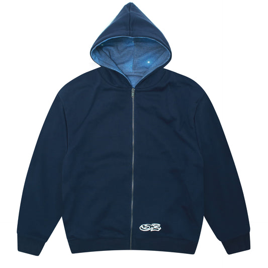 Reversible Thermal Hood (Navy/Navy)