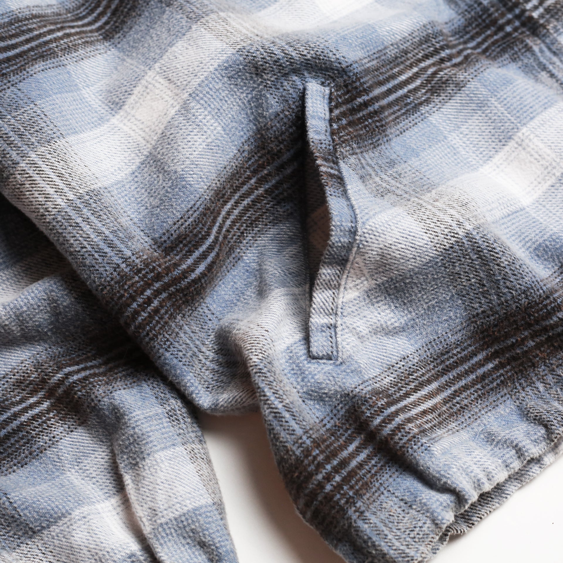 Tartan Fullzip Hood (Blue) – YARDSALE