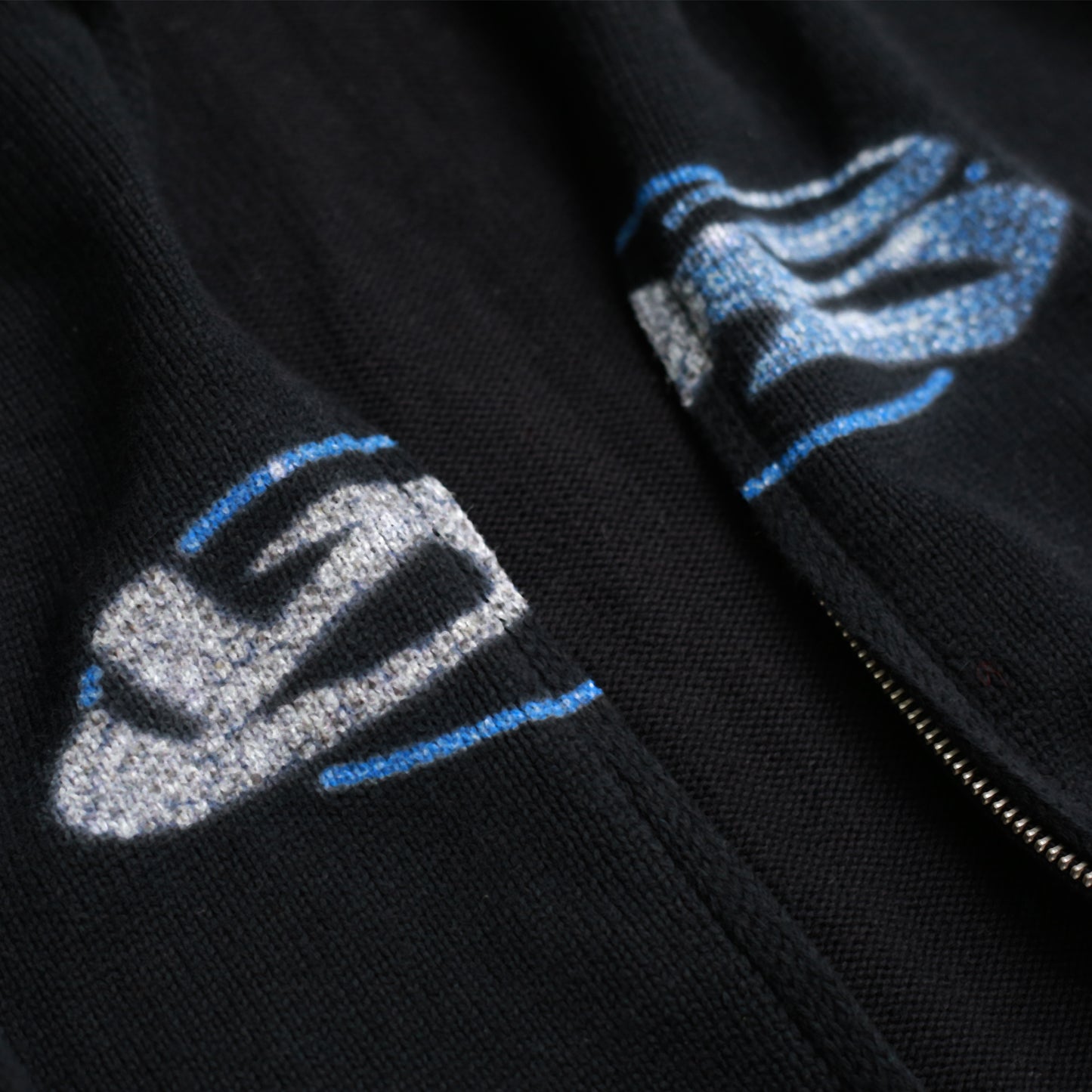 Glitz Knitted Hood (Black)