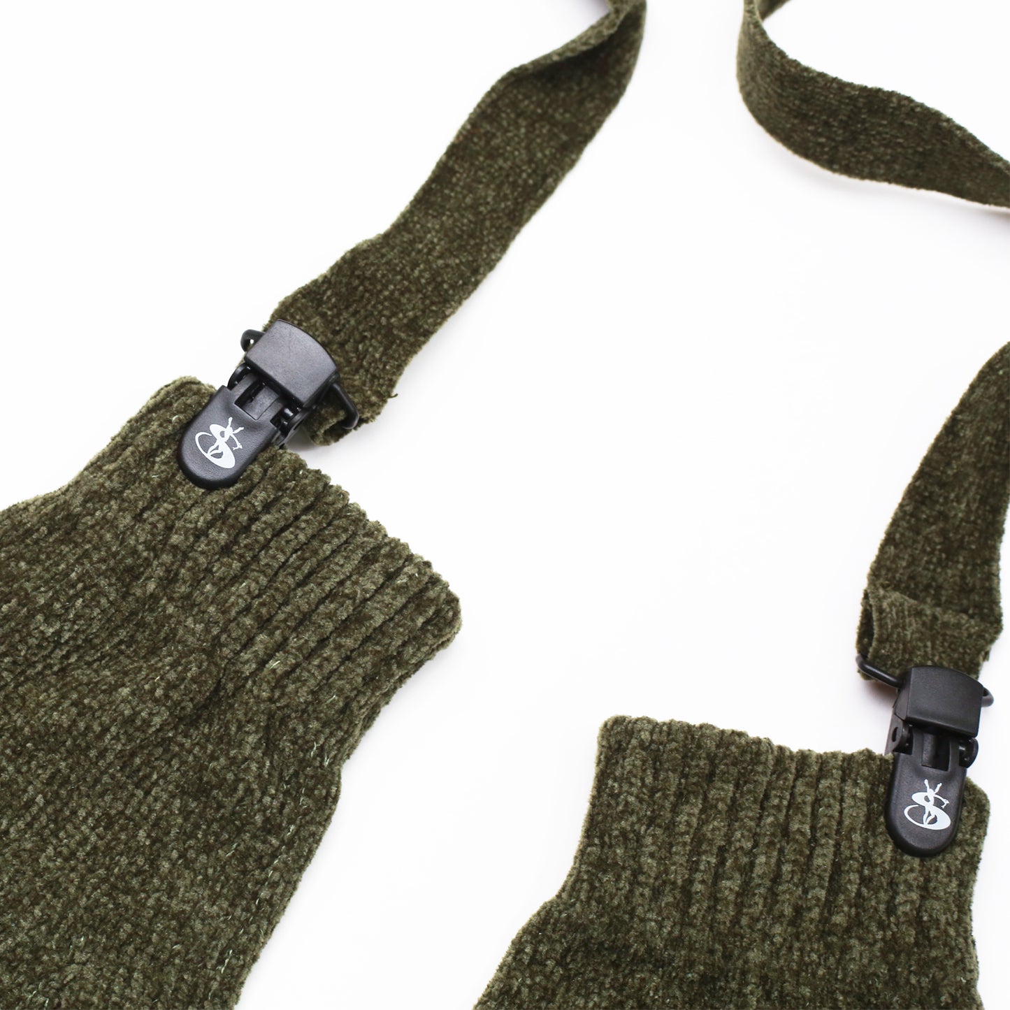 Chenille Gloves (Green)