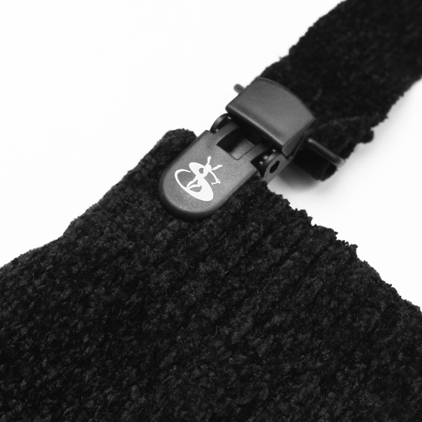 Chenille Gloves (Black)