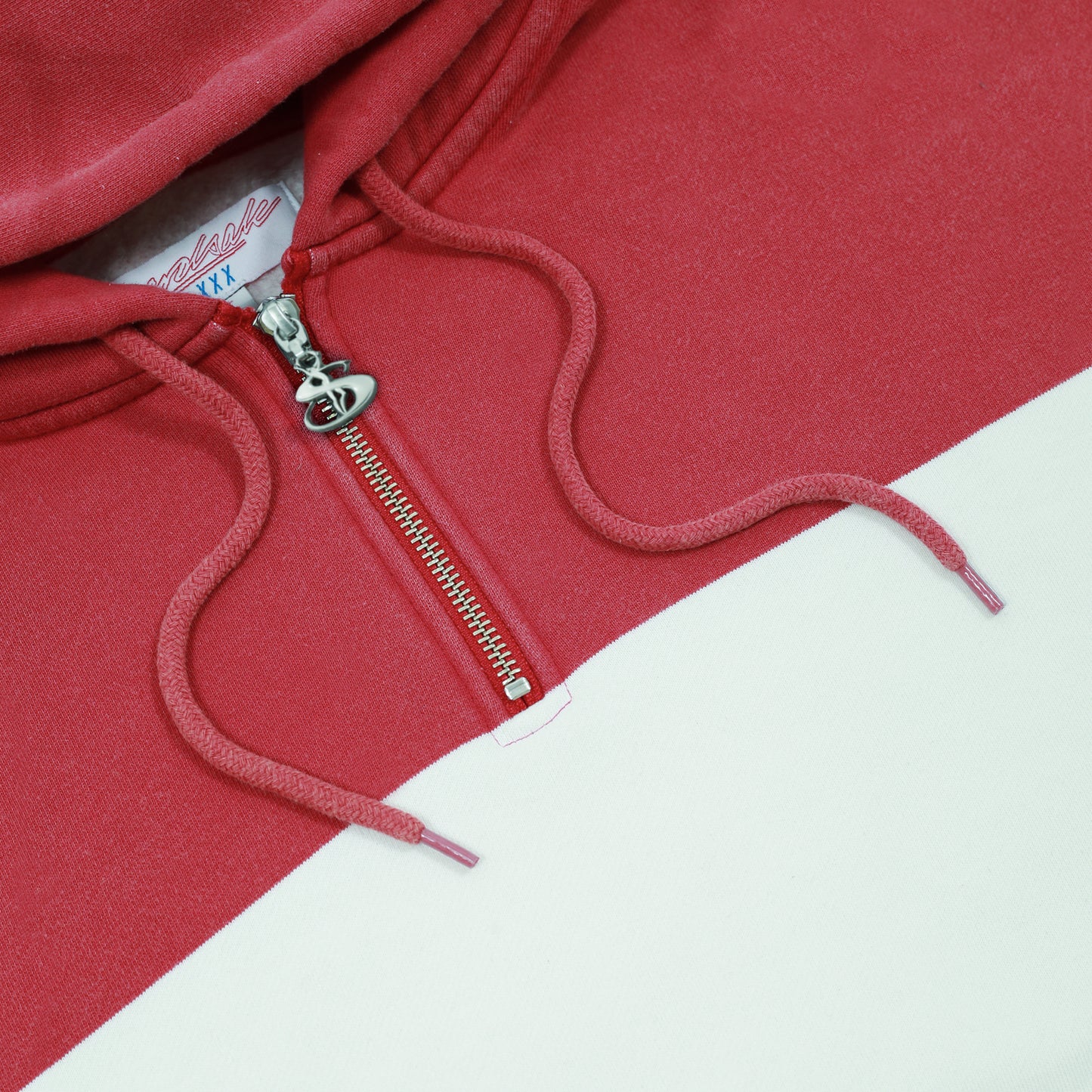 Phantasy Quarterzip Hood (Red/White/Navy)