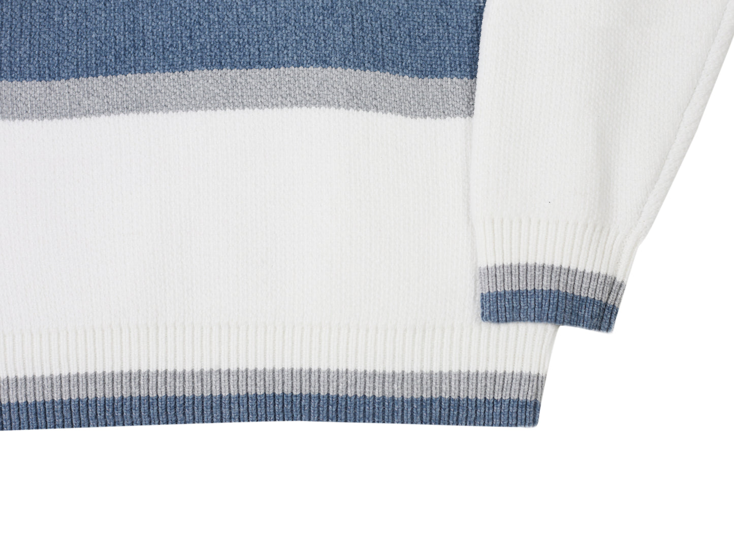 Phantasy Chenille Sweater (White/Jade)