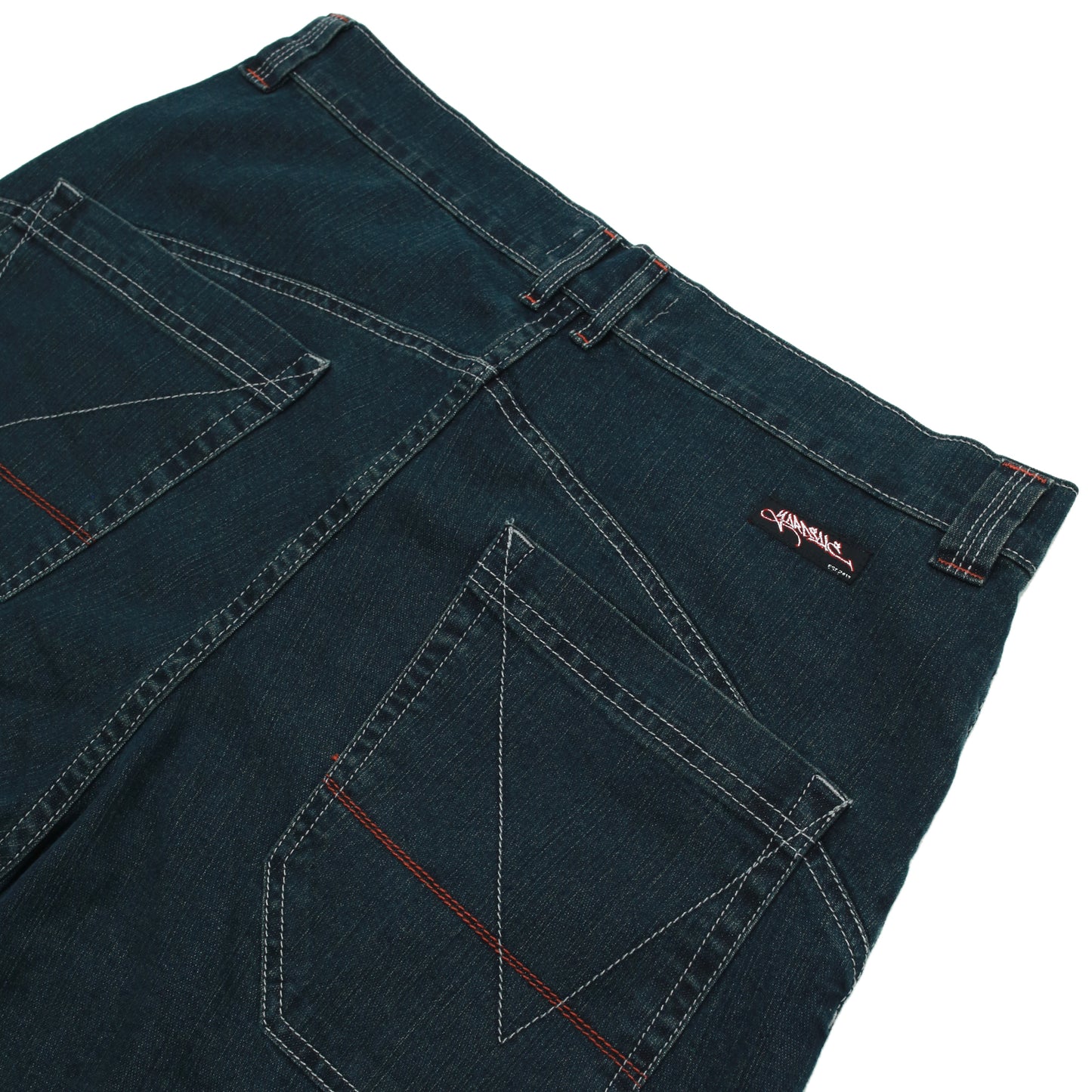 Slub Denim Shorts (Navy)