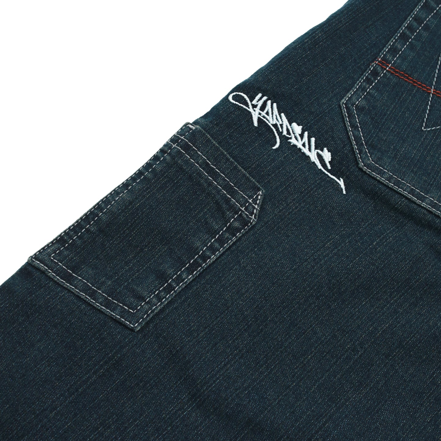 Slub Denim Shorts (Navy)