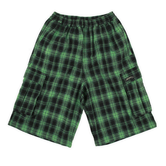 Shoreline Plaid Shorts (Green)