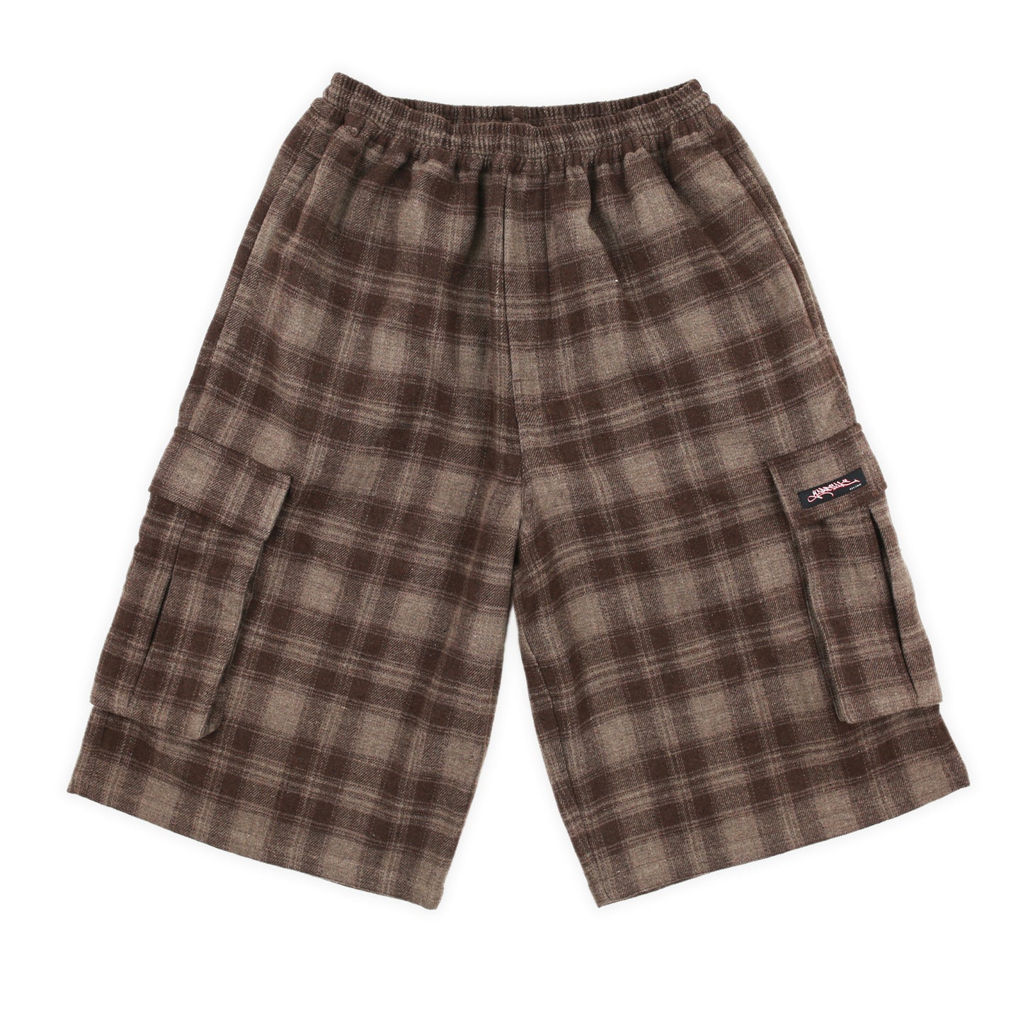 Shoreline Plaid Shorts (Brown)