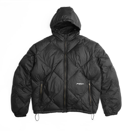 Diamond Down Puffer Jacket (Black)