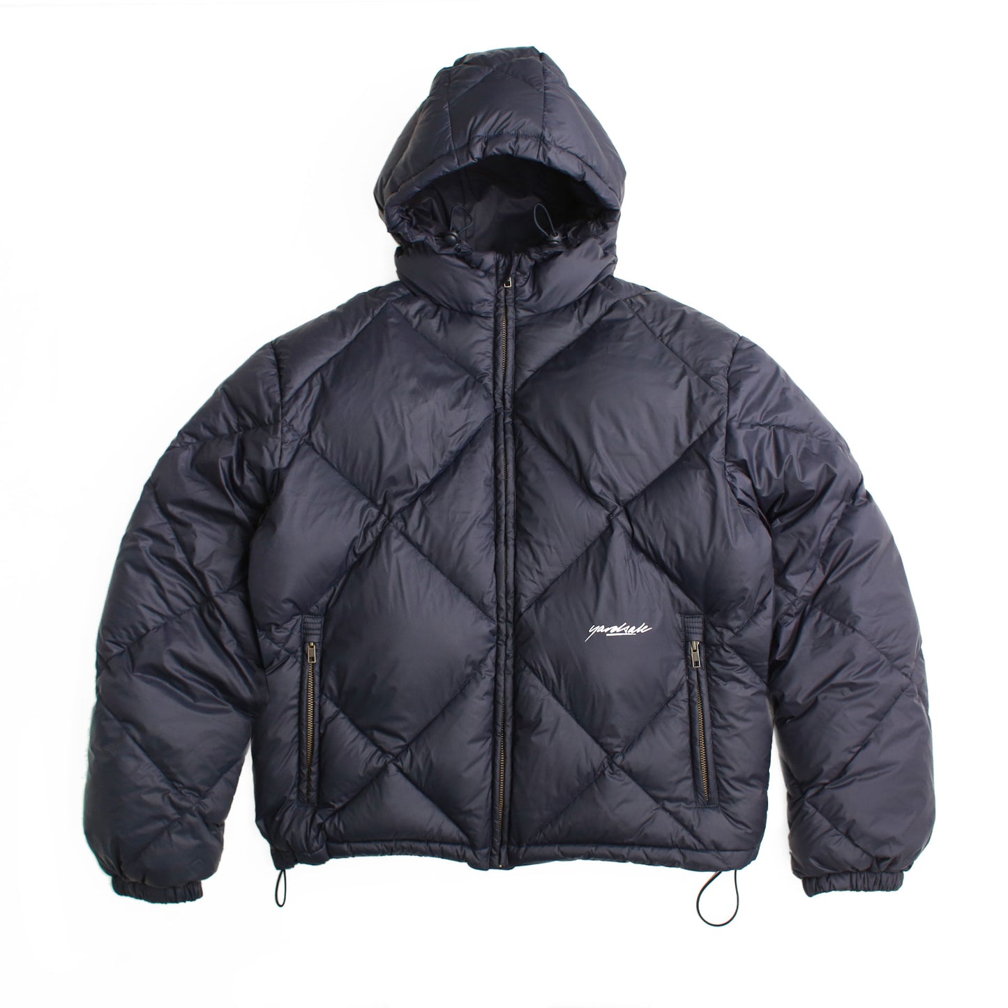 Diamond Down Puffer Jacket (Navy)