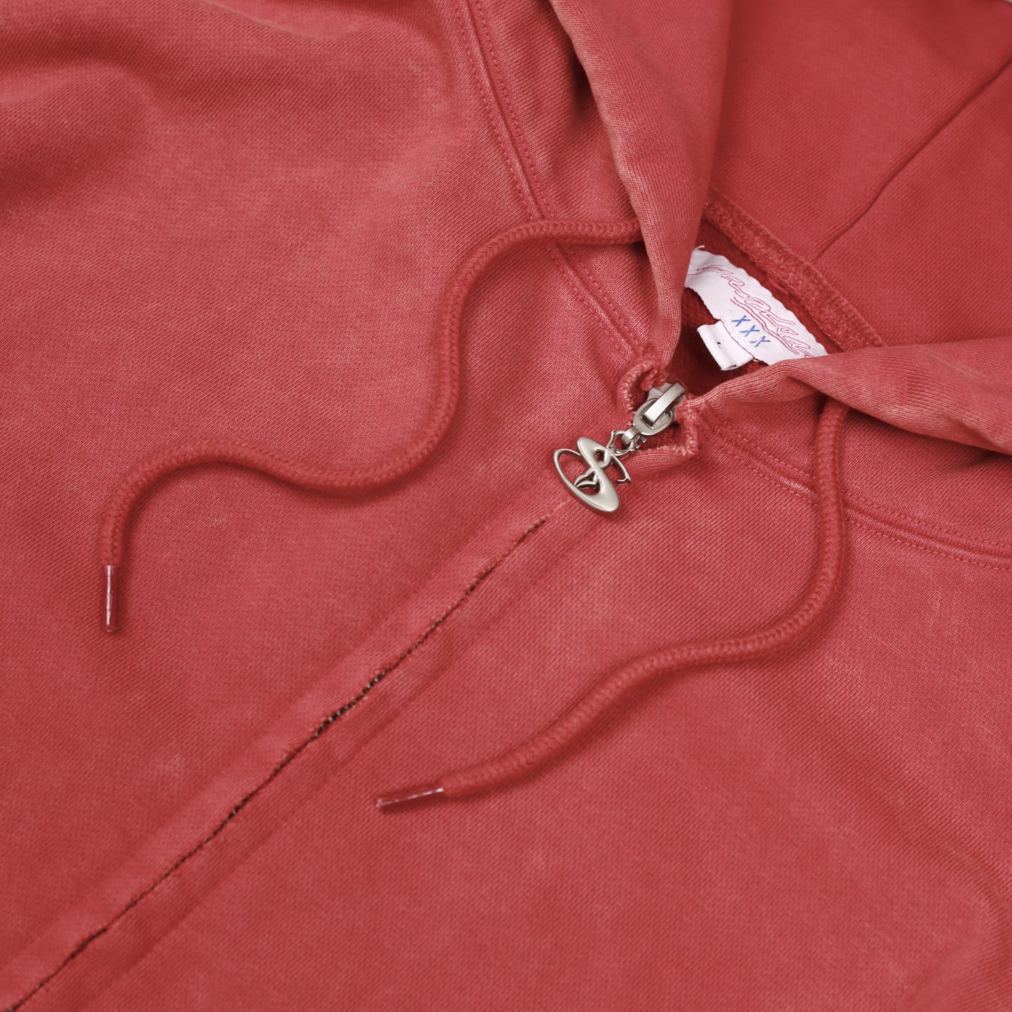 Raw Edge Hood (Red)