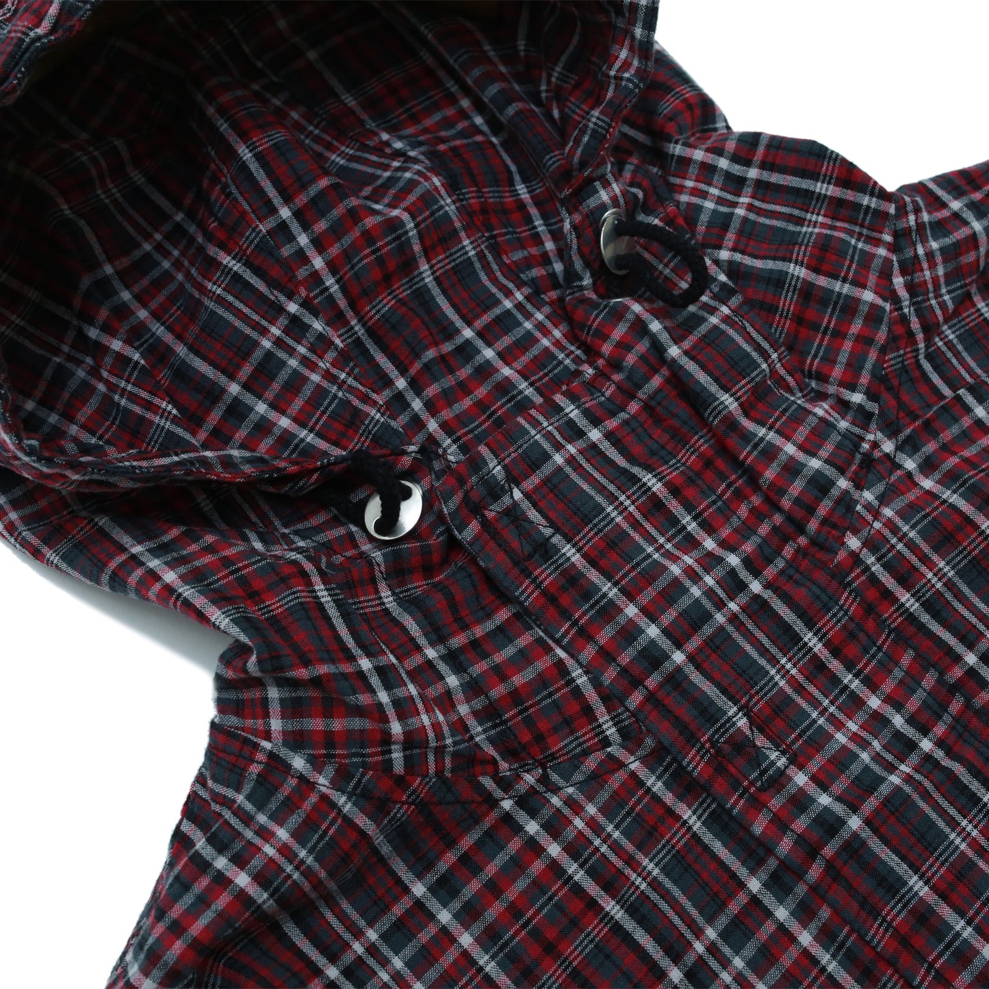 Plaid Pullover (Black/Red)