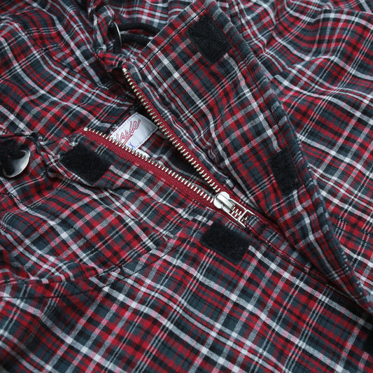 Plaid Pullover (Black/Red)