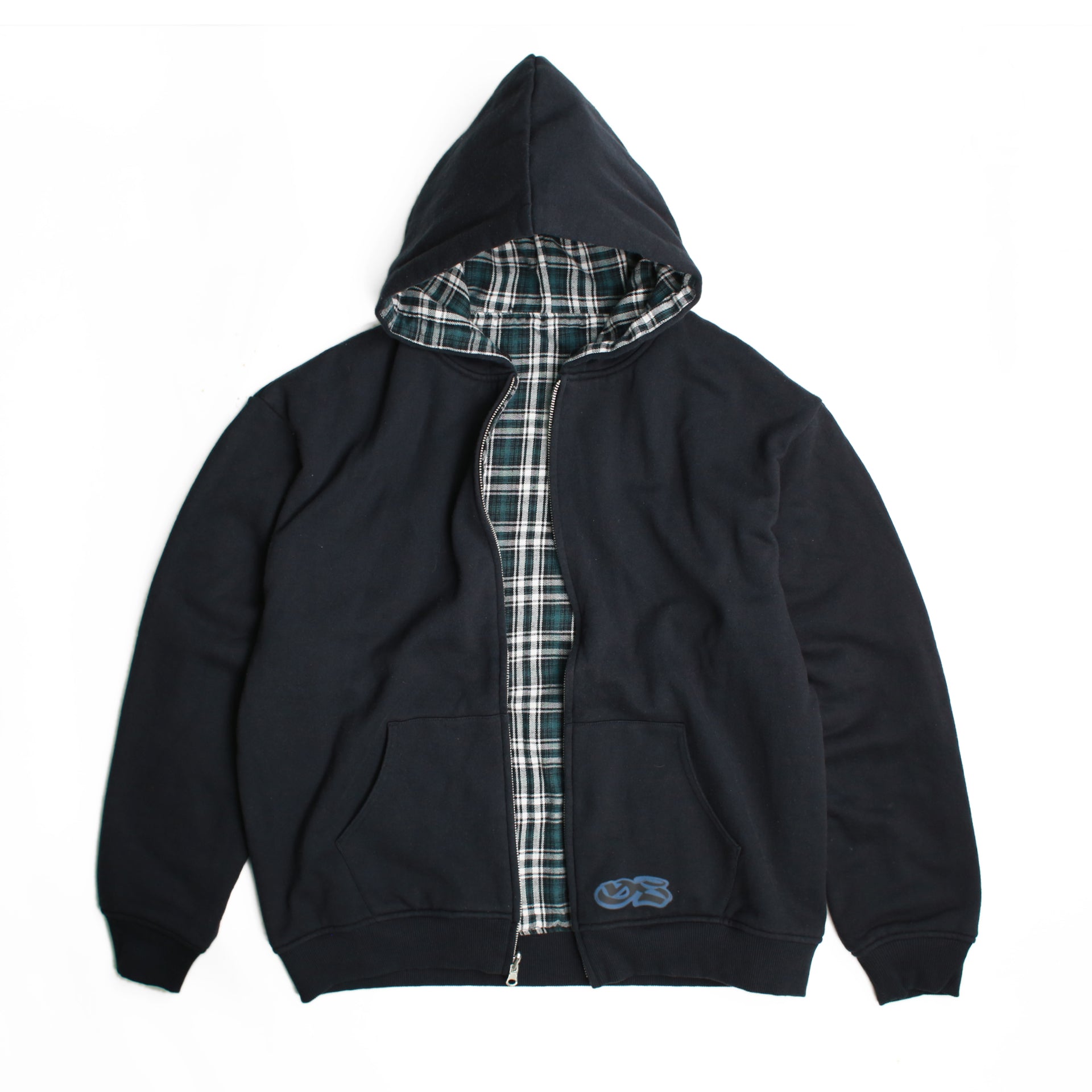 Reversible Flannel Hoodie (Green) – YARDSALE