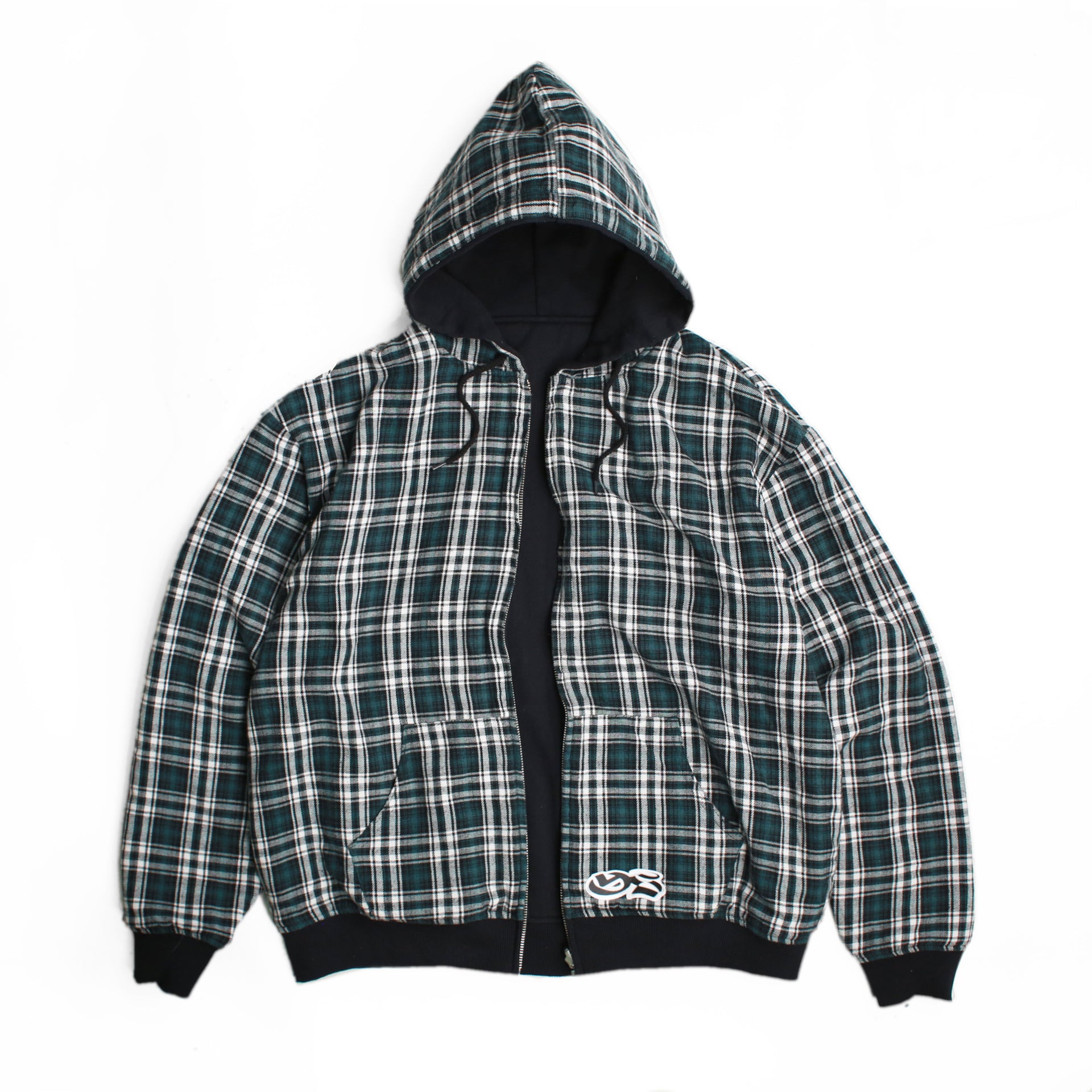Y*N様 Yardsale Crib Checked Hoodie Yardsale Crib Checked Hoodie - Blue | Flatspot
