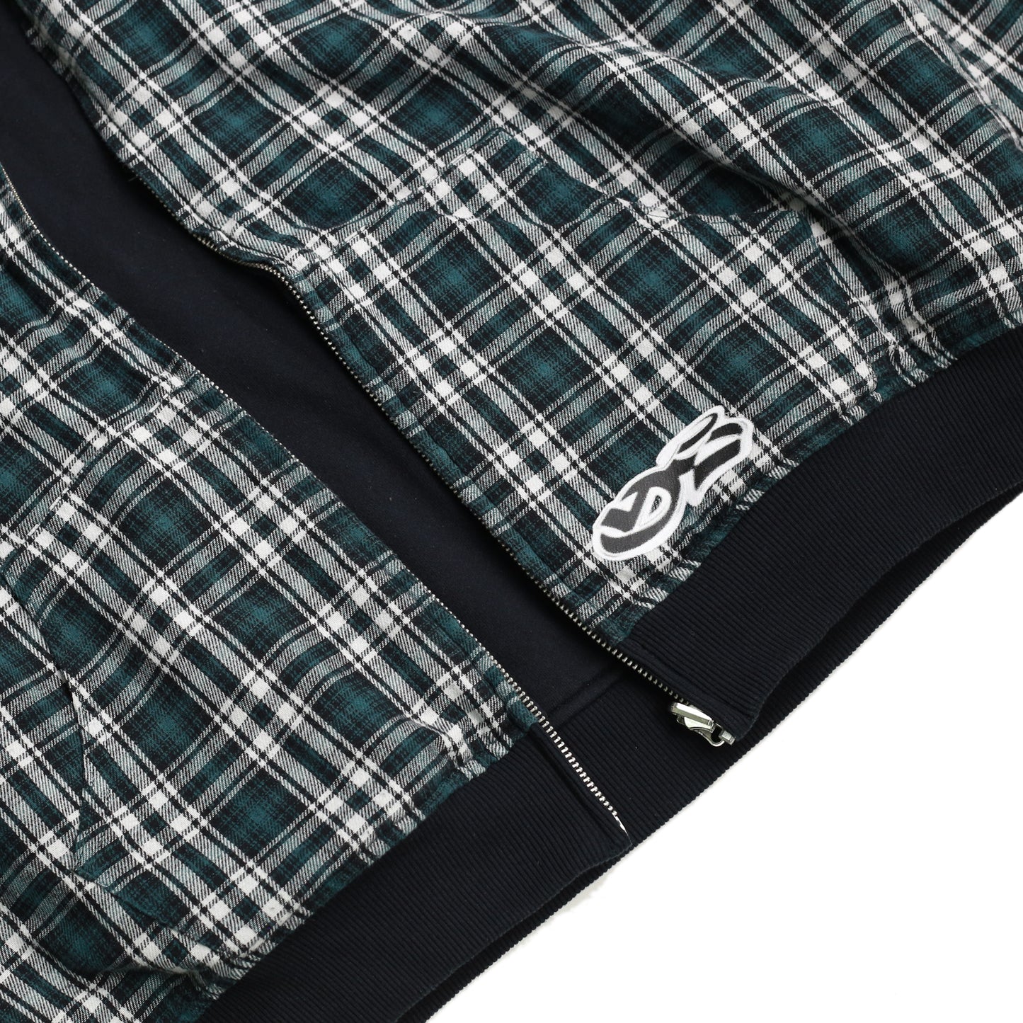 Reversible Flannel Hoodie (Green)