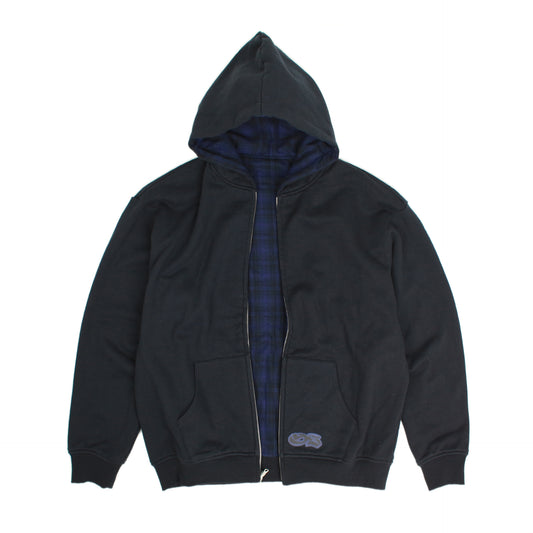 Reversible Hood (Black/Indigo)