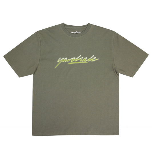 Washed Script T-Shirt (Sand)