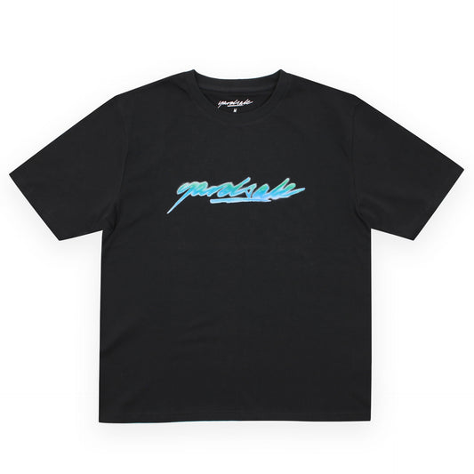 Script Spray T-Shirt (Black)