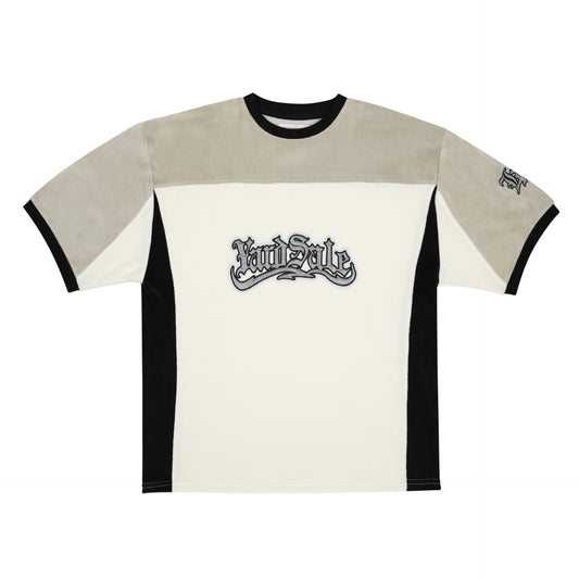 Sierra Velour T-Shirt (Cream/Tan)