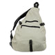 Denim Sling Back Pack (White)
