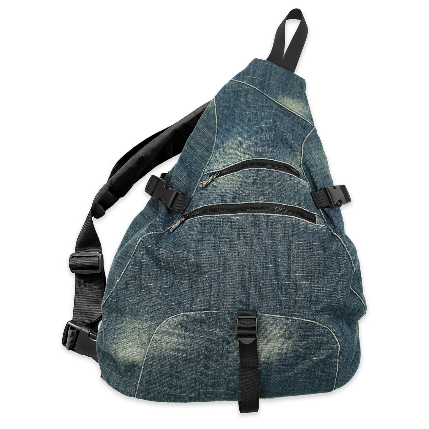 Denim Sling Back Pack (Blue)