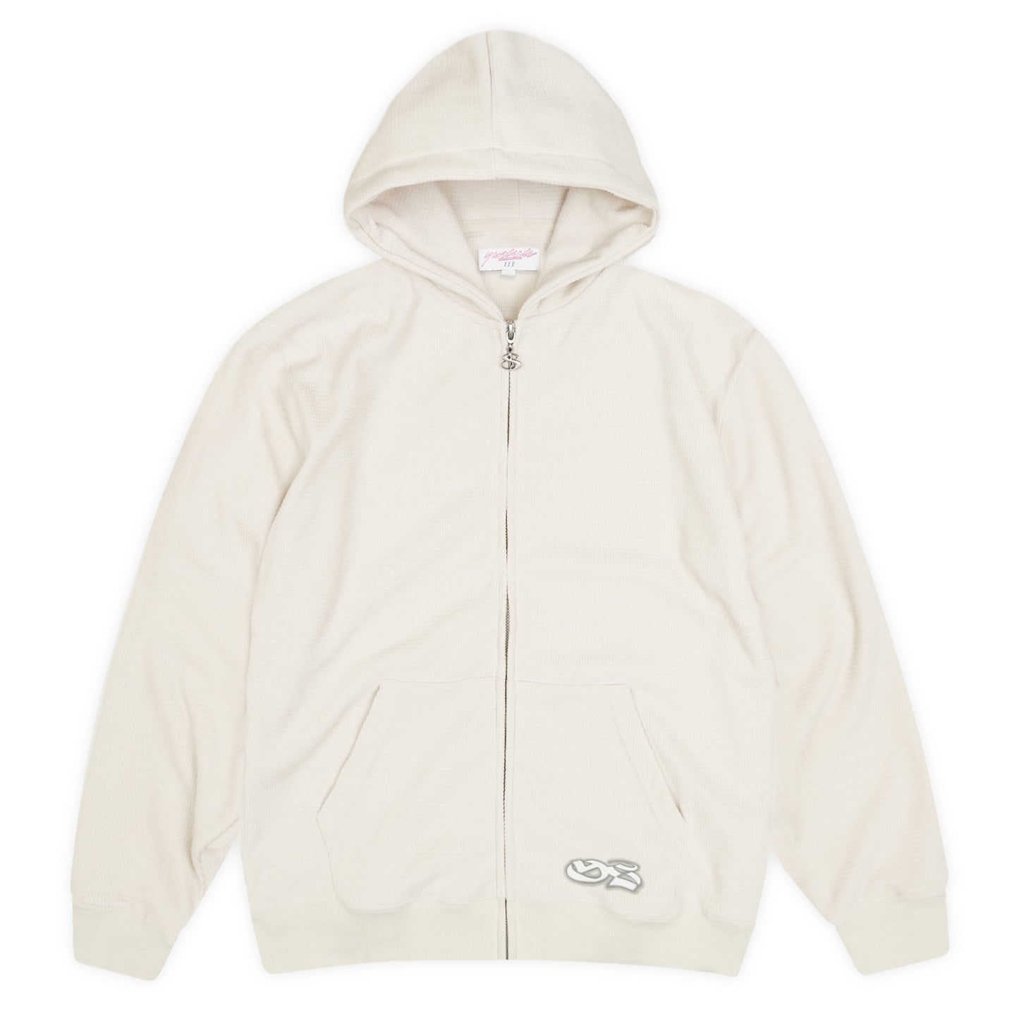 Sprayed Waffle Hood (Off-White)